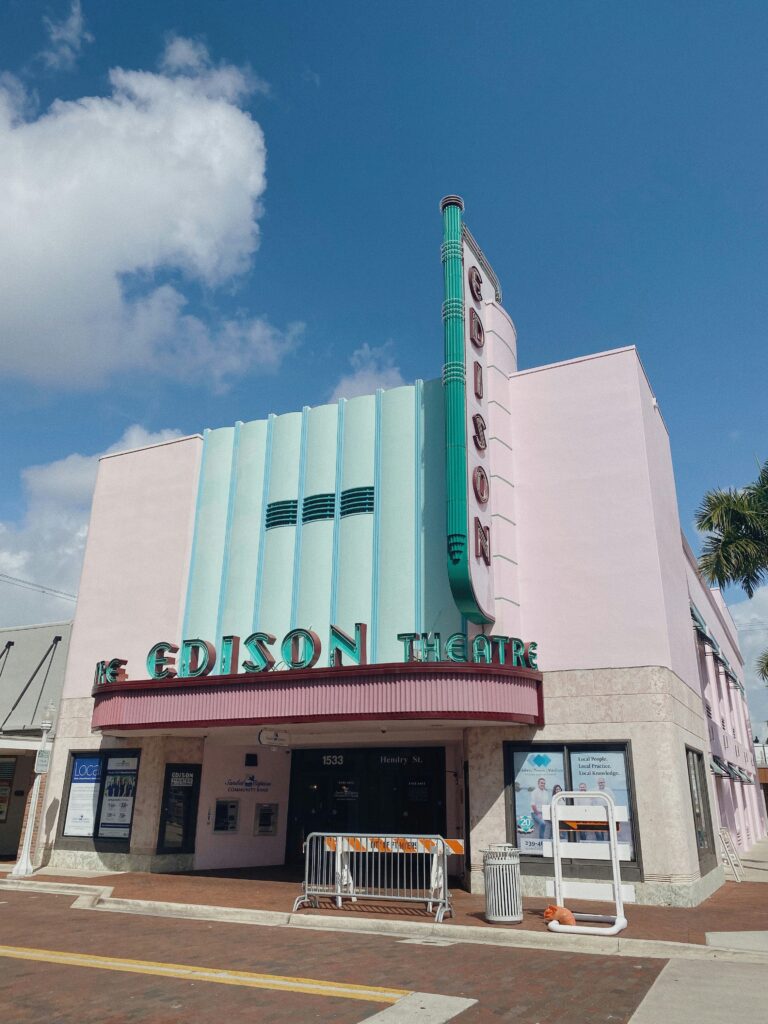 Picture of the Edison Theatre in downtown Fort Myers, Florida